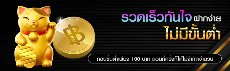 ระบบฝากถอนที่เร็วขึ้น เปลี่ยนประสบการณ์เล่นไปเยอะ​